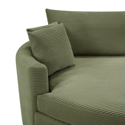 Oversized Double Chaise Sofa With USB Ports