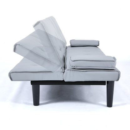 Compact Foldable Sofa Bed and Cup Holder