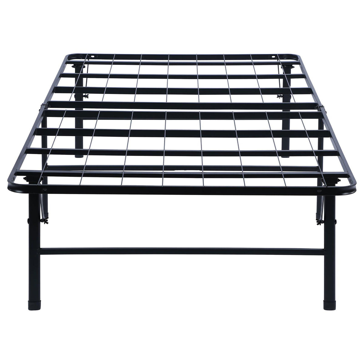 Mattress support frame in black metal on Tampa Home & Garden Store