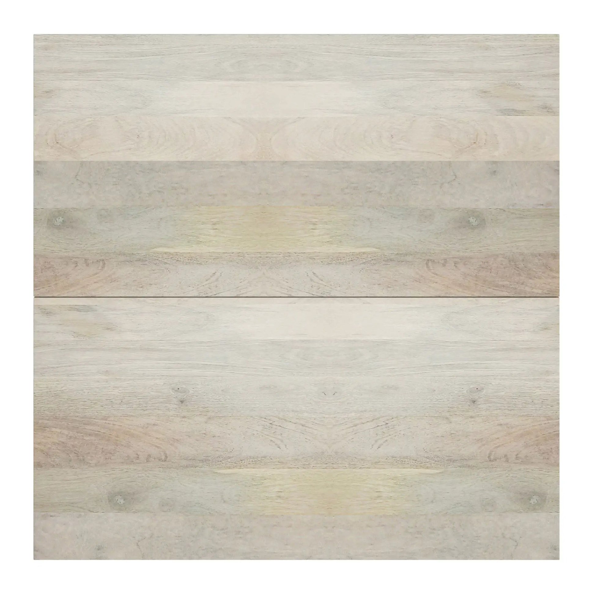 Abba handcrafted coffee table planks in weathered light wood by Unique Piece Furniture on Tampa Home & Garden Store