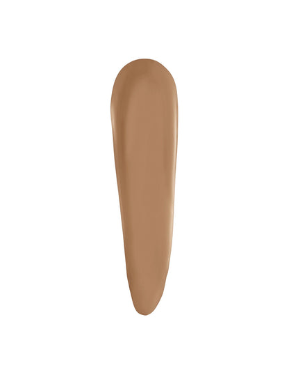 Flormar K-Spirit Cover Up Semi-Matte Cushion Foundation warm beige swatch by Beauty Care Bag on a finger-like applicator on Tampa Home & Garden Store