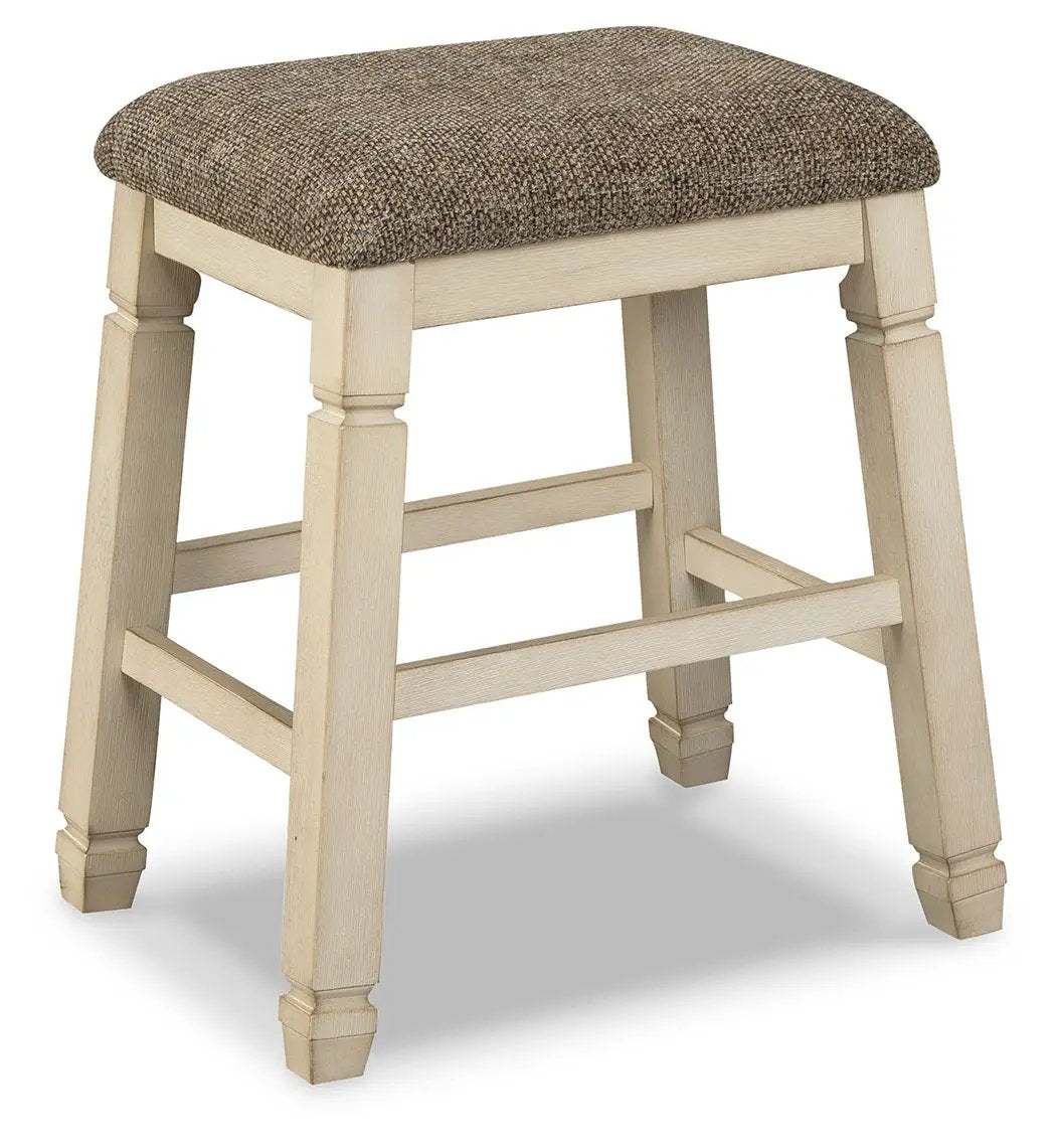 Bolanburg Upholstered Bar Stools Set Of Two Beige