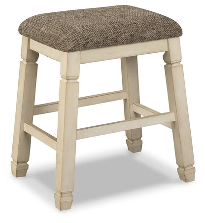 Bolanburg Upholstered Bar Stools Set Of Two Beige
