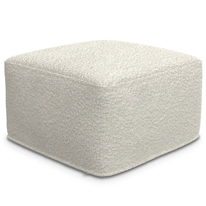 Chantal Square Pouf Soft Textured Comfort