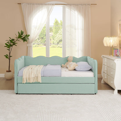 Gingham Wave Daybed And Usb Charging Port