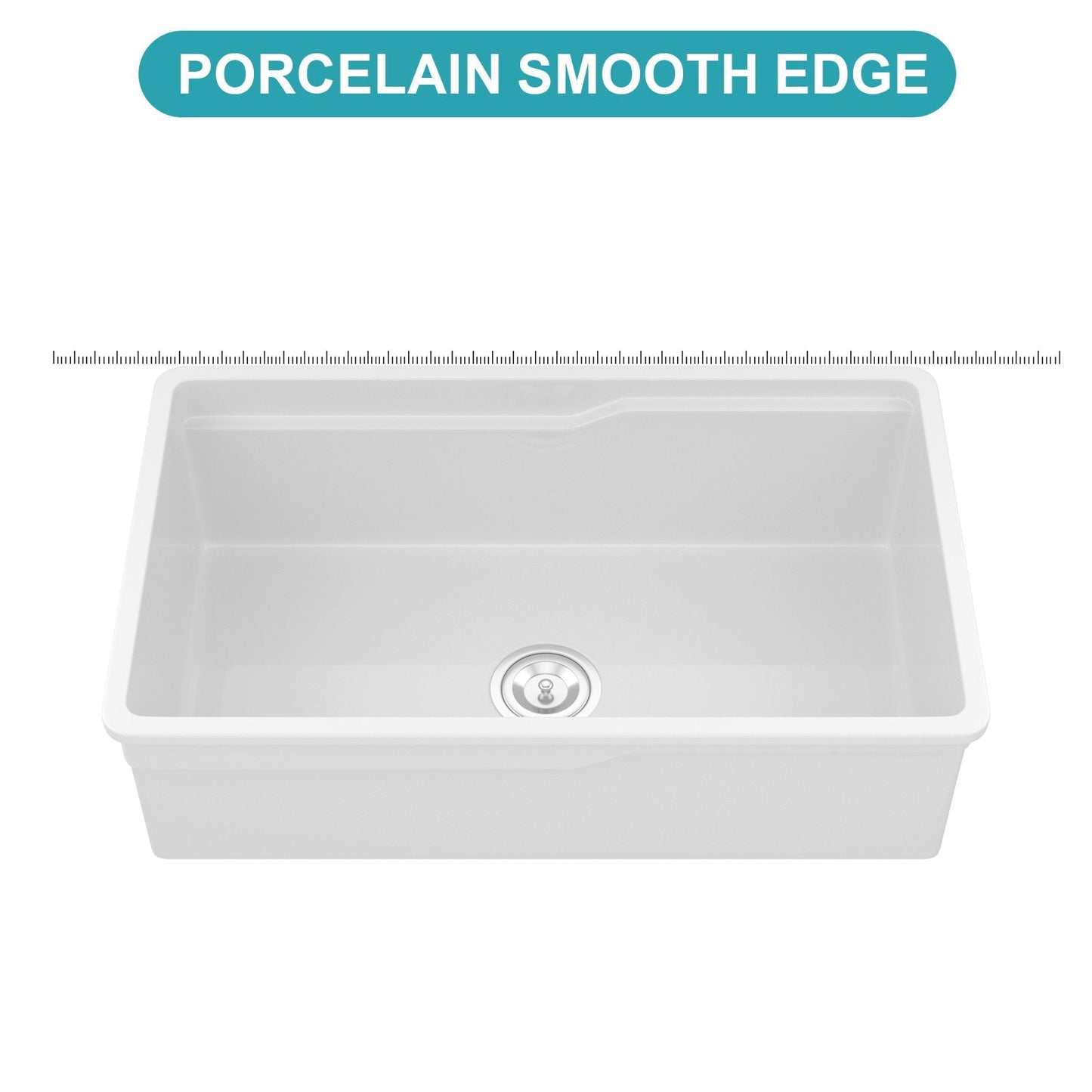 Undermount Workstation and Ceramic Kitchen Sink