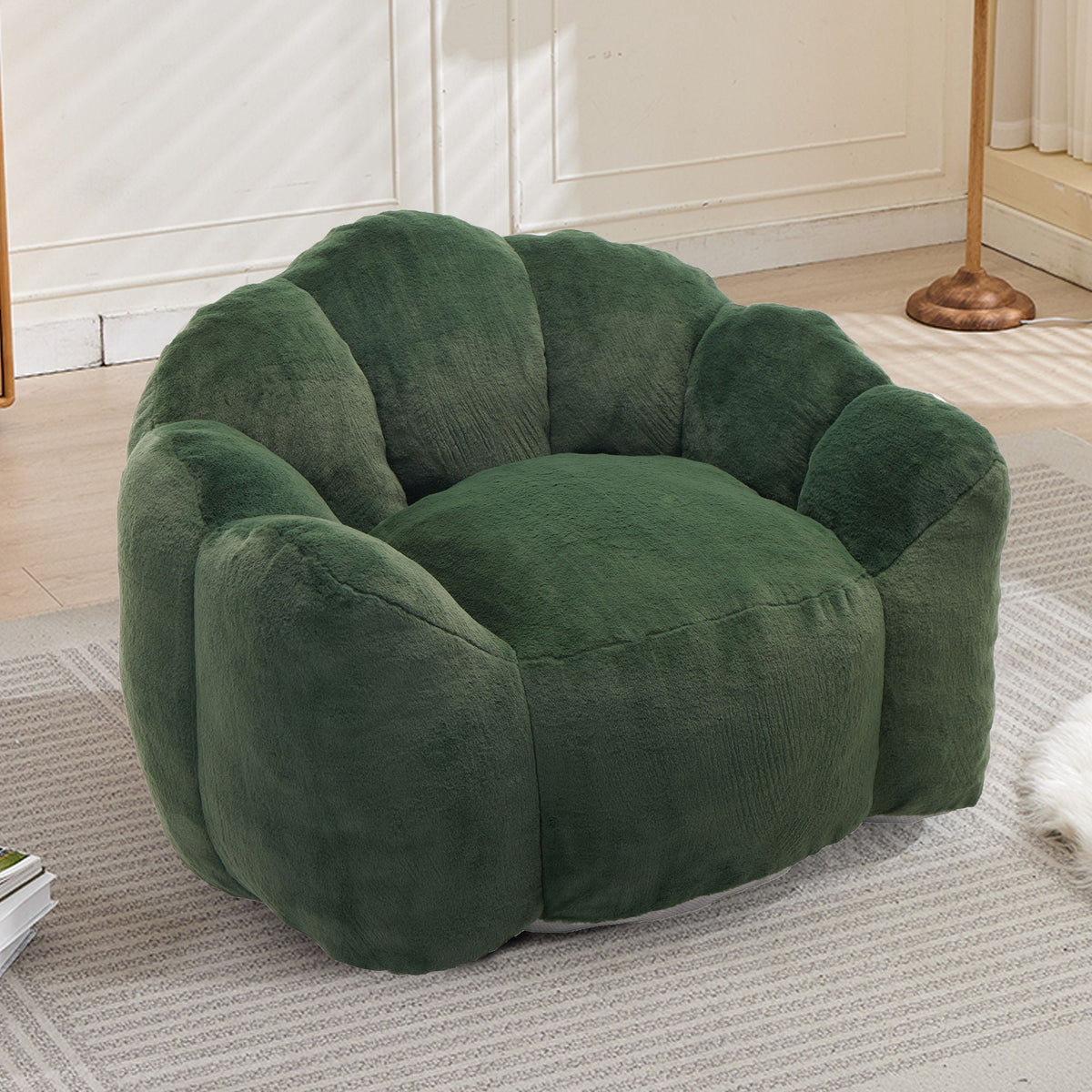 Elegant Lotus Style Pull Down Sofa with Legs