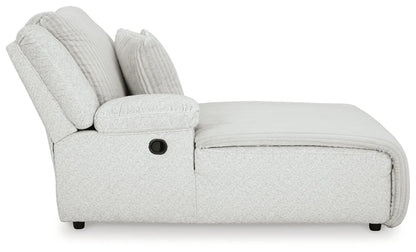 Top Tier Corduroy Reclining Sectional with Chaise