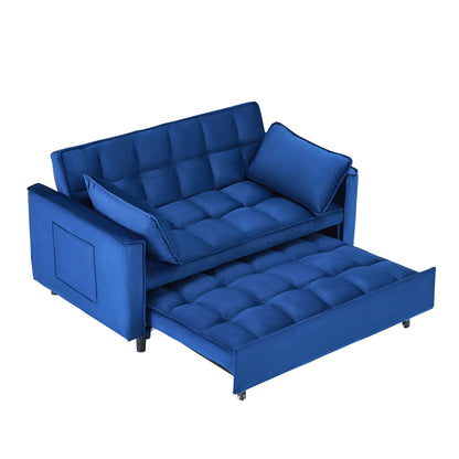 Large 3 In 1 Sofa Bed and Velvet Living Room