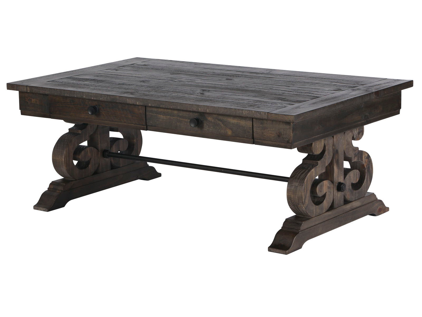 Bellamy Rectangular Table in Peppercorn Finish
