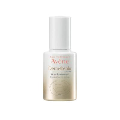 Avene DermAbsolu anti-aging facial serum bottle, white/gold gradient label, 1.01 fl oz on Tampa Home & Garden Store