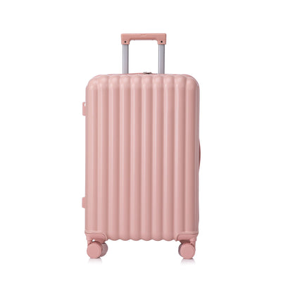 HouseOfZazla pink hard-shell spinner luggage carry-on with extendable handle on Tampa Home & Garden Store