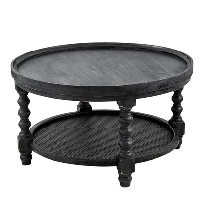 Round Two Tier Side Table and End Table Set