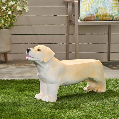 MGO Dog Bench outdoor light brown no assembly required for yard on Tampa Home & Garden Store