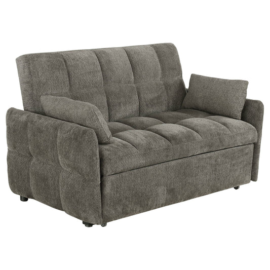Alvara Tufted Pull Out Sofa With Memory Foam