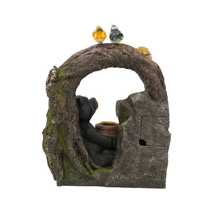 Decorative Woodland Two Tier Fountain for Outdoor