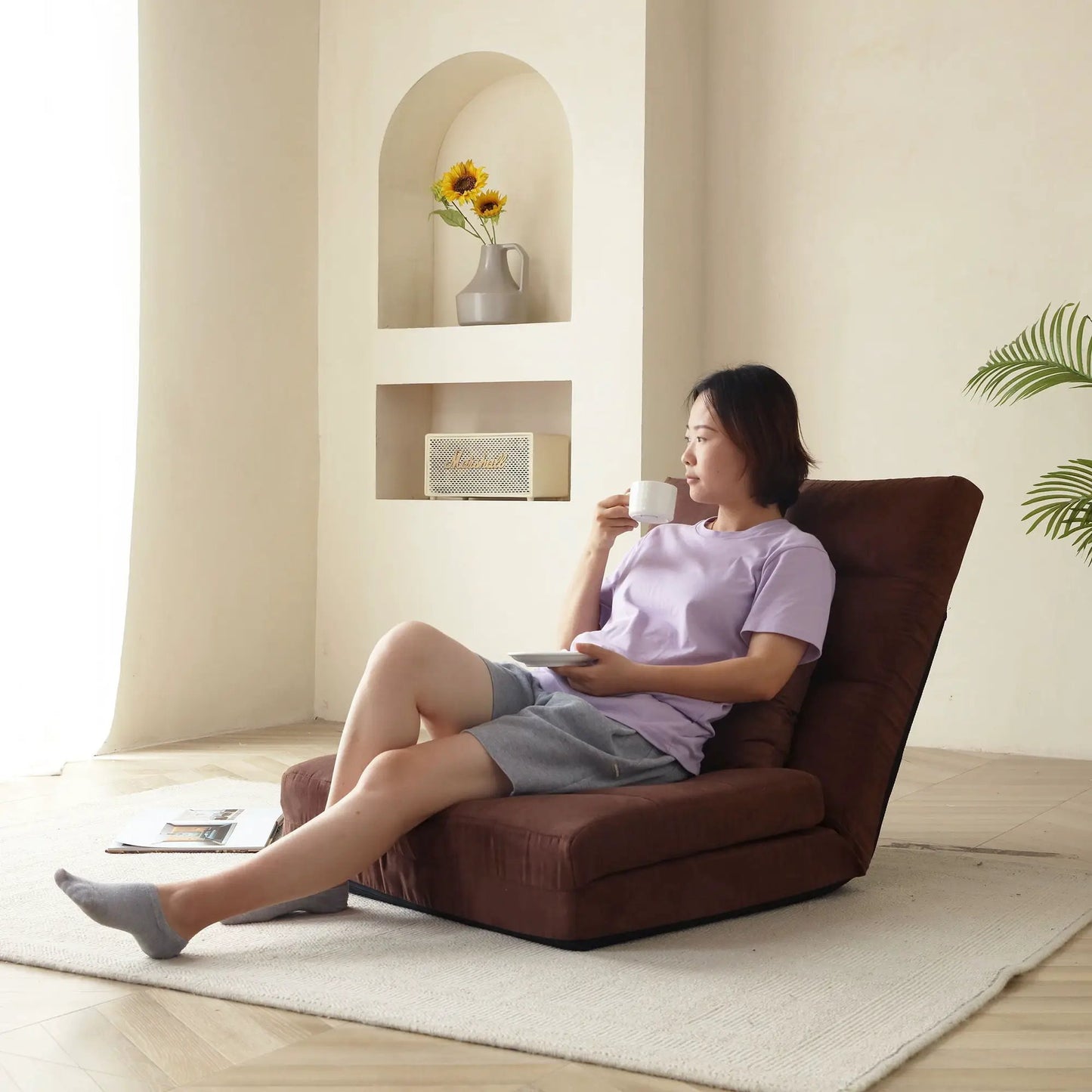 Folding Metal Sofa Bed With 5 Reclining Positions