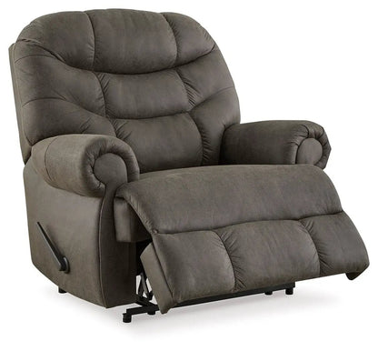 Camera Time Zero Wall Recliner Gunmetal by Unique Piece Furniture, plush padded arms on Tampa Home & Garden Store