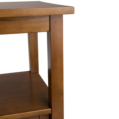 Warm Shaker handcrafted coffee table in warm brown wood by Unique Piece Furniture on Tampa Home & Garden Store
