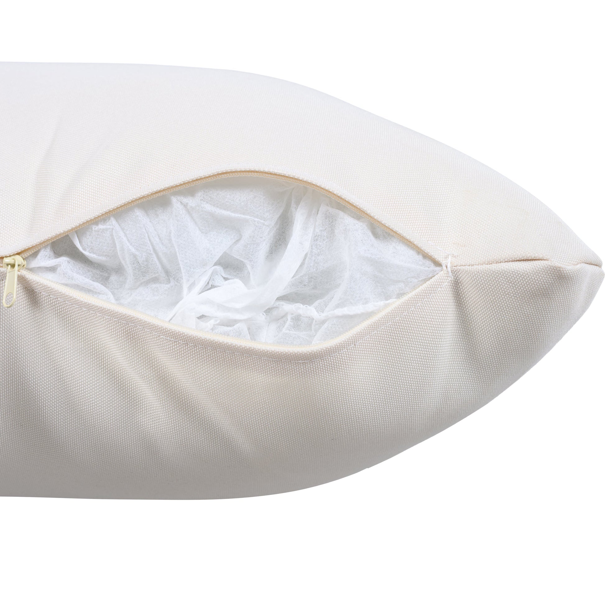 Outdoor club chair cushion cover beige fabric with zipper detail HouseOfZazla on Tampa Home & Garden Store