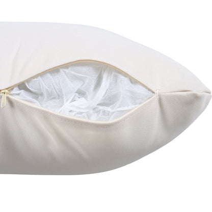 Outdoor club chair cushion cover beige fabric with zipper detail HouseOfZazla on Tampa Home & Garden Store