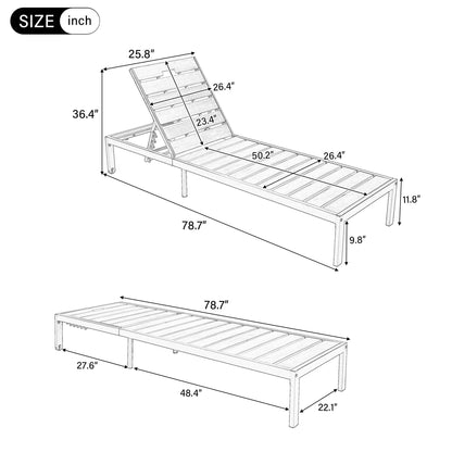 Outdoor Chaise With Adjustable Backrest by HouseOfZazla, wooden sunlounger on Tampa Home & Garden Store