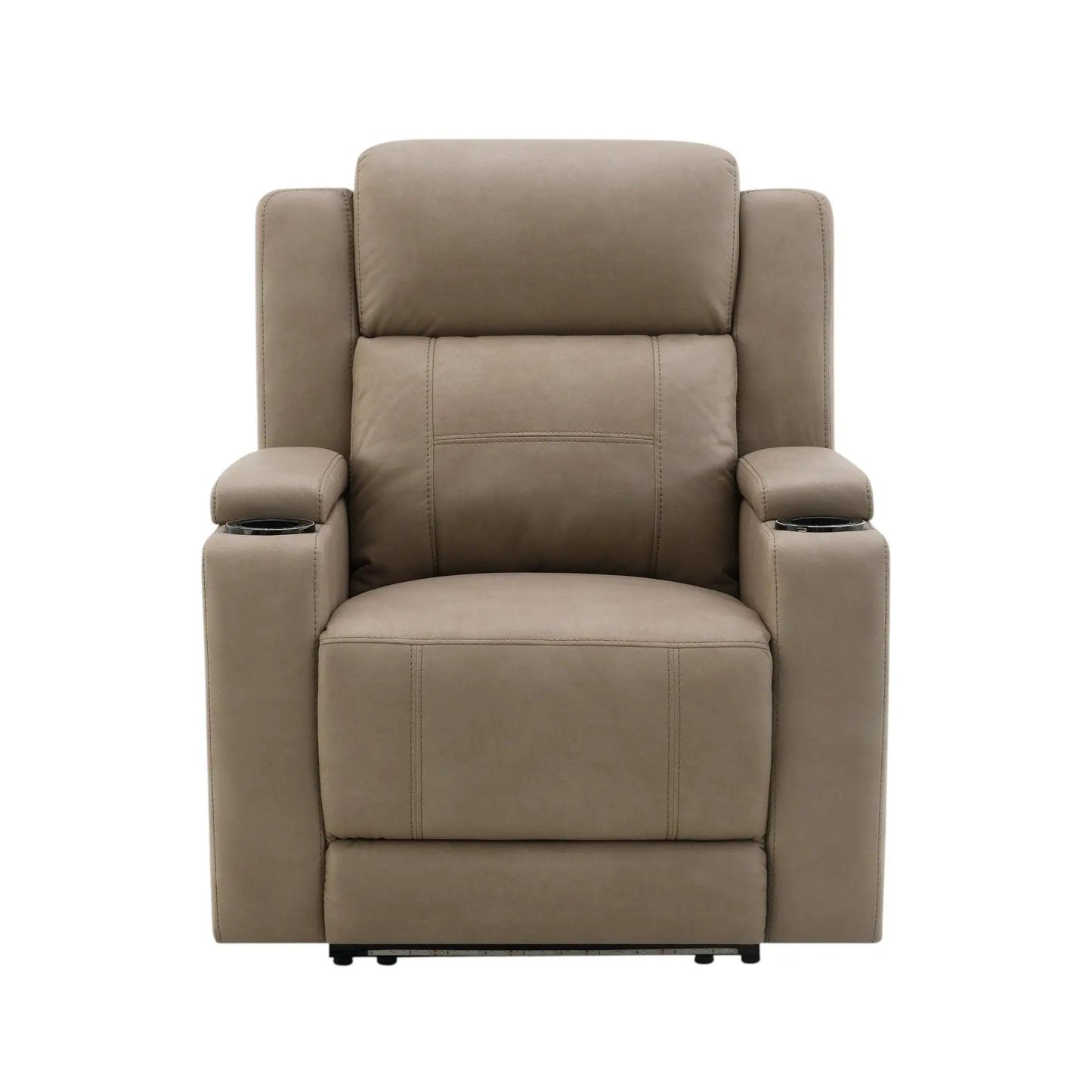 Lugo Power Motion Recliner and Cup Holder Camel