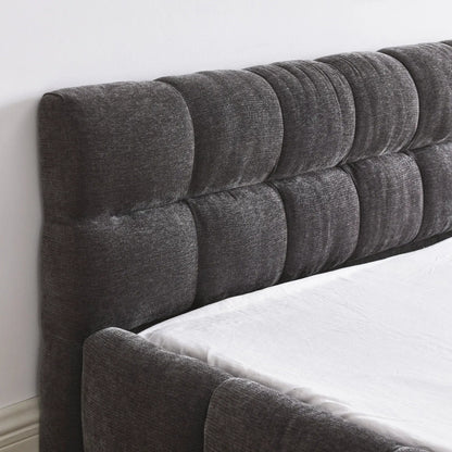 Modern Platform Bed Frame with Thick Fabric