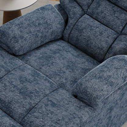 Modern Soft Fabric and Smooth Glider Recliner