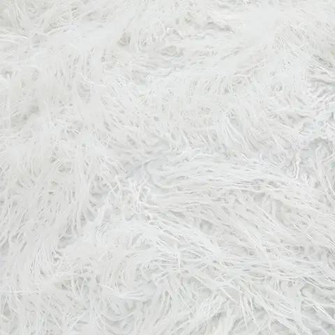 Galice Oversized Ottoman With Faux Fur Upholstery