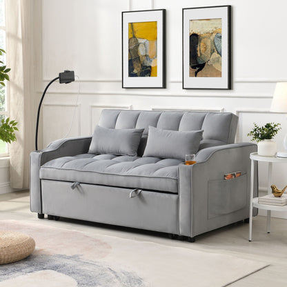 Modern Loveseat and Pullout Bed for Small Spaces