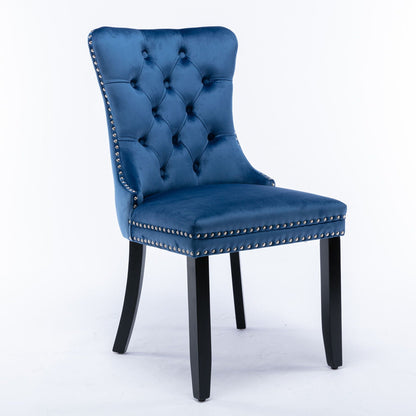 Nikki High End Tufted Dining Chair Set of Two