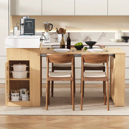 Extendable Dining Table With Folding Top