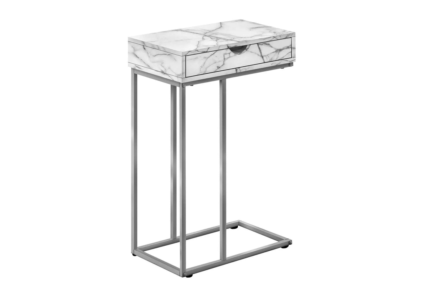 Elegant Accent Table C Shaped and Modern Design