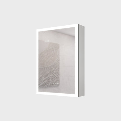 LED Medicine Cabinet with Defogger and Digital Display - Pearl Silver by HouseOfZazla on Tampa Home & Garden Store