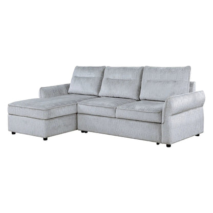 Montana gray sofabed with storage stationary sectional by Unique Piece Furniture on Tampa Home & Garden Store