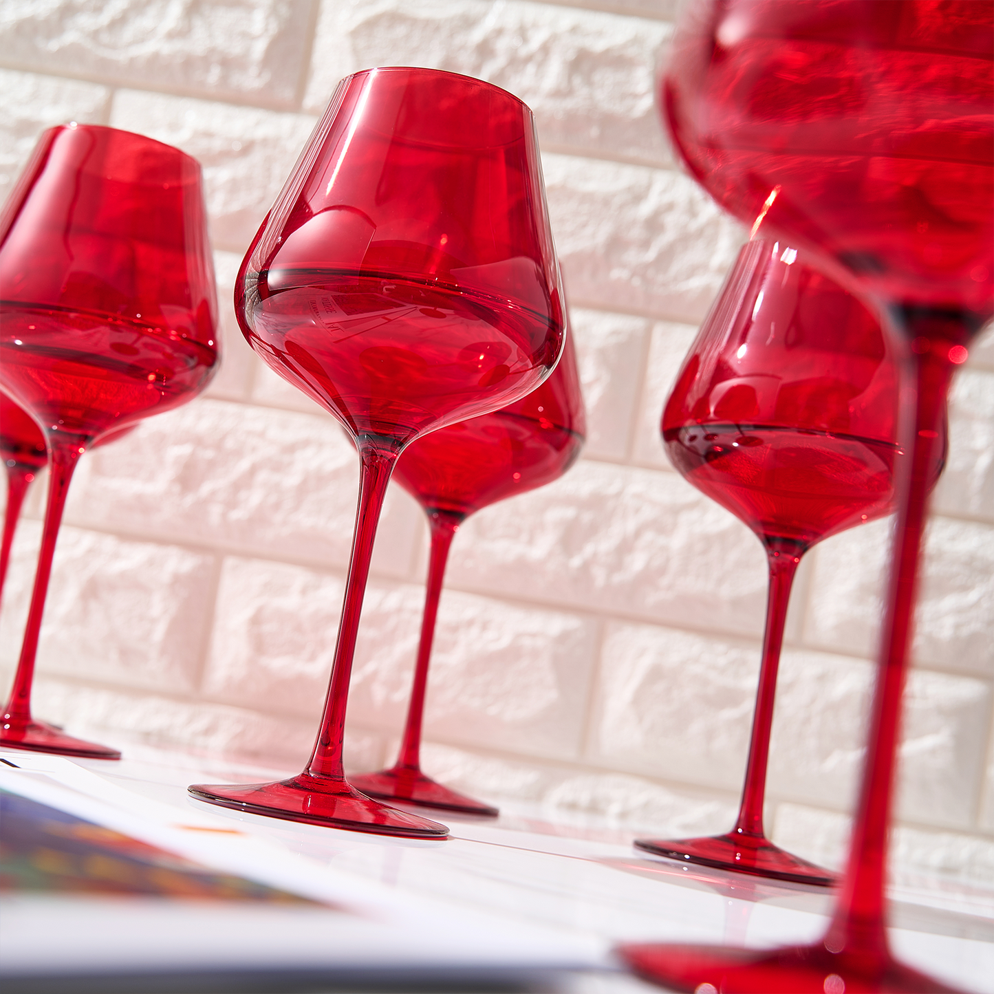Stagioni Holiday Stemmed Wine Glassware Set of 6