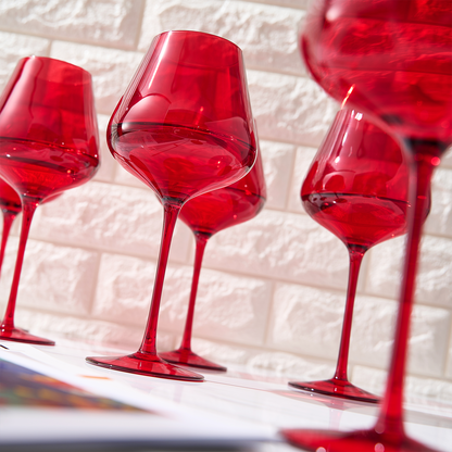 Stagioni Holiday Stemmed Wine Glassware Set of 6