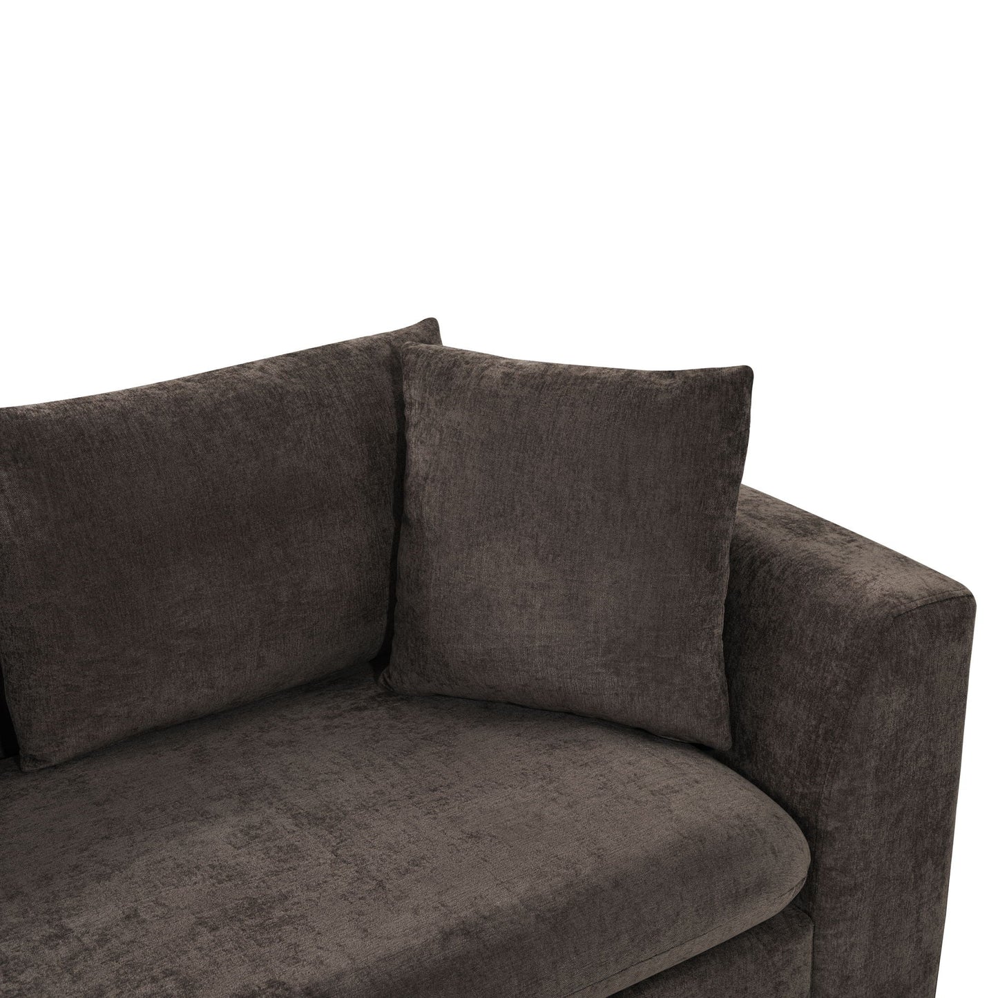 Modern L Shaped Sofa With Storage And Upholstery