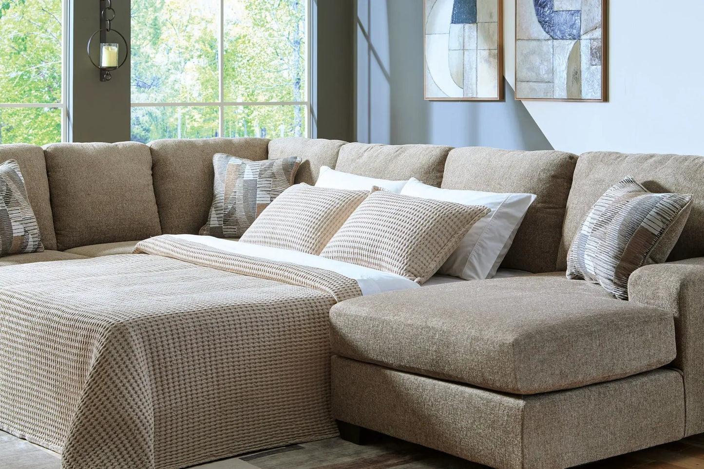 Newellen Sectional Sleeper Sofa Mattress