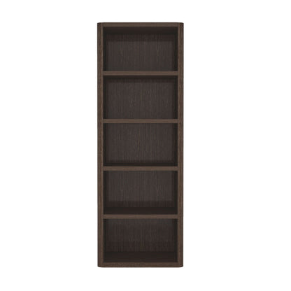 Open Bookcase with Adjustable Shelves dark brown finish HouseOfZazla bookcase on Tampa Home & Garden Store