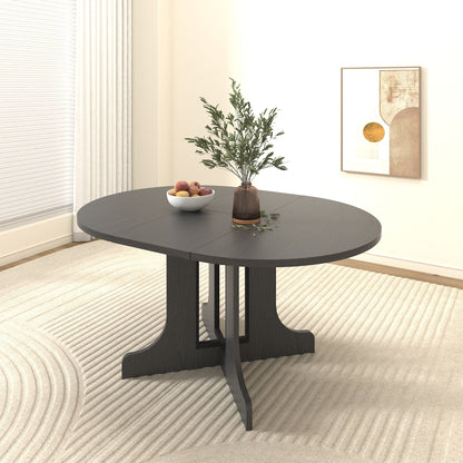 Farmhouse and Expandable Oval Dining Table