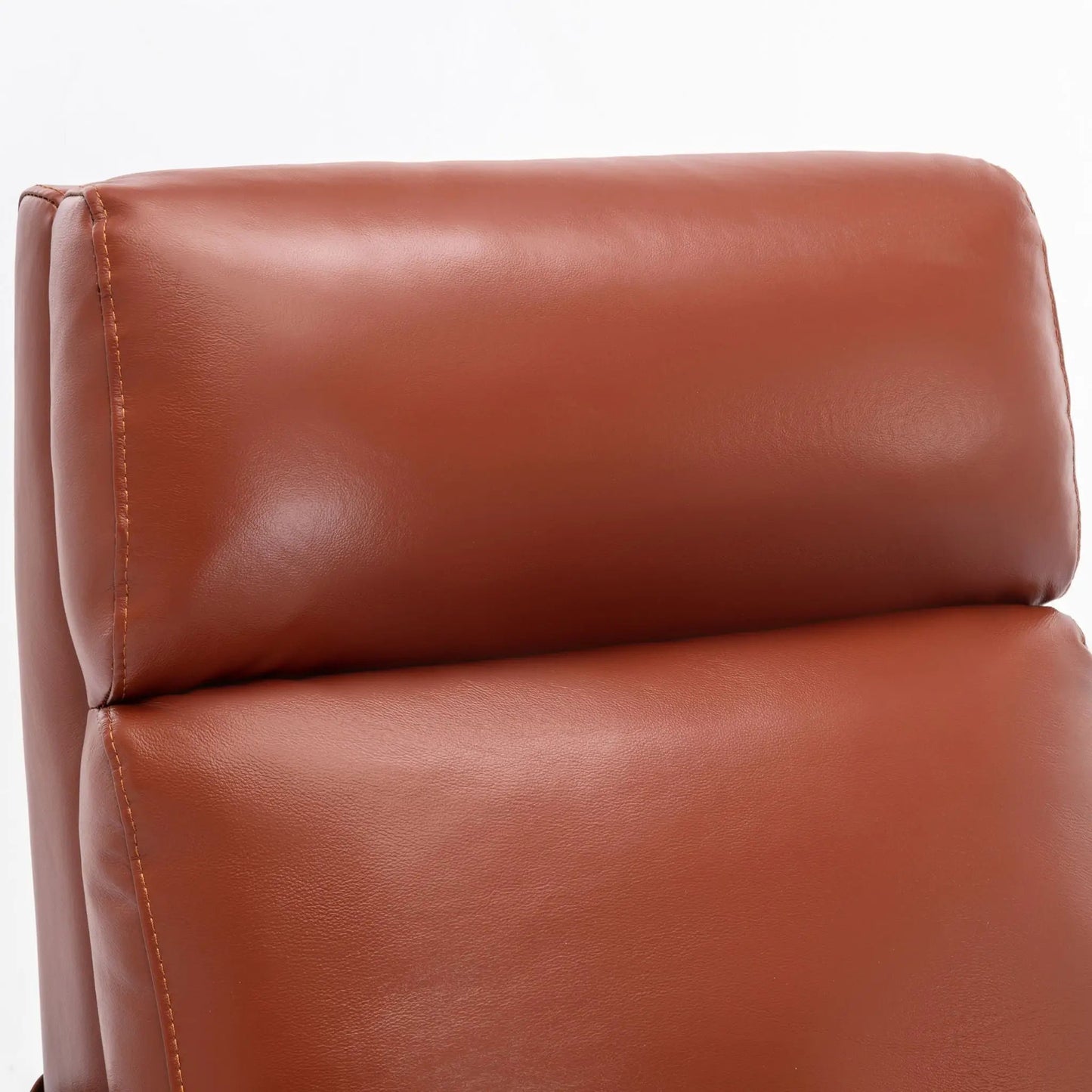 Richland push-back recliner chair in brown leather by Unique Piece Furniture on Tampa Home & Garden Store