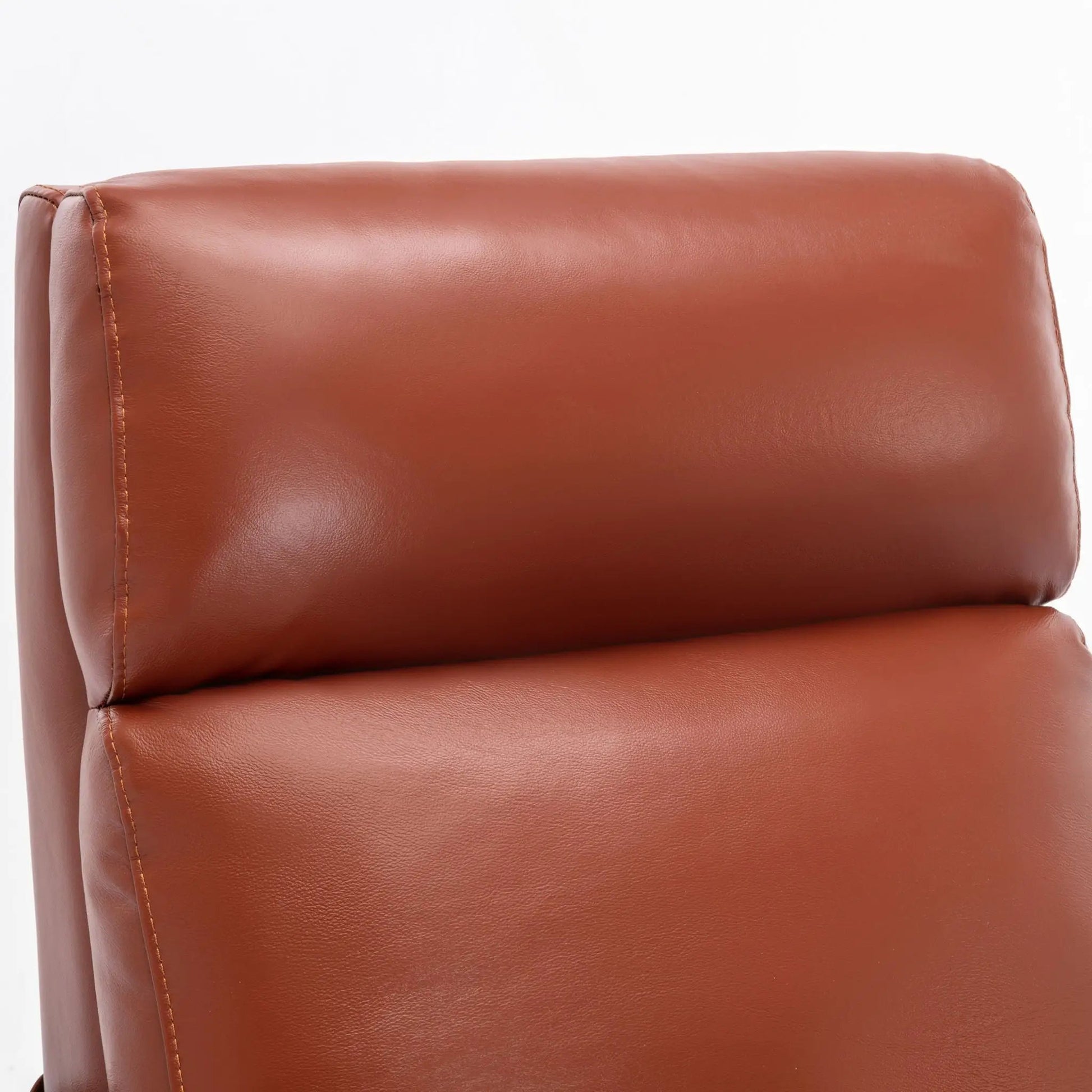 Richland push-back recliner chair in brown leather by Unique Piece Furniture on Tampa Home & Garden Store