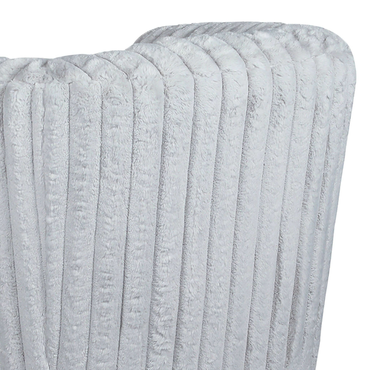 Modern Comfort Swivel Chair gray channel-tufted upholstery by HouseOfZazla on Tampa Home & Garden Store