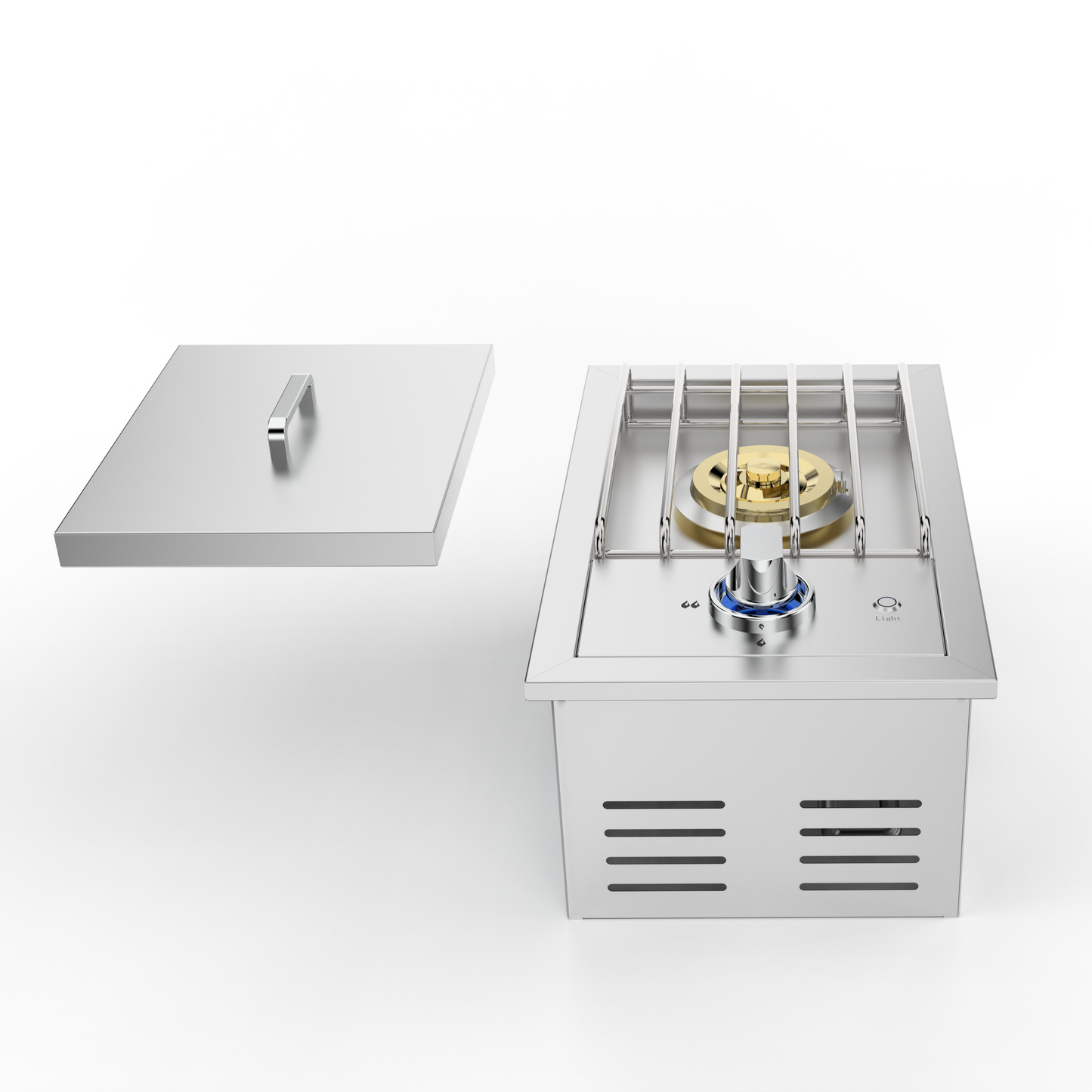 Single Grilling Side Burner and 17000BTU Propane