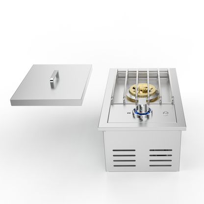 Single Grilling Side Burner and 17000BTU Propane
