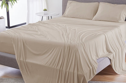 Bedgear Dri Tec Beige Sheet Set Cal King