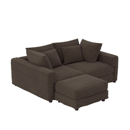 Modern Deep Seat Upholstered Sofa and Couch