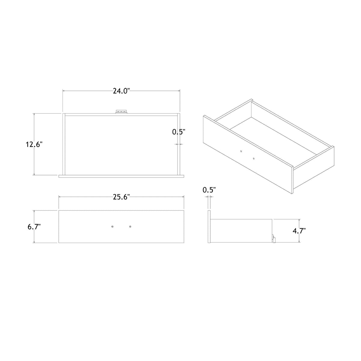 Charlston 5 Piece Bedroom Set with LED Headboard by HouseOfZazla blueprint-style bed frame on Tampa Home & Garden Store